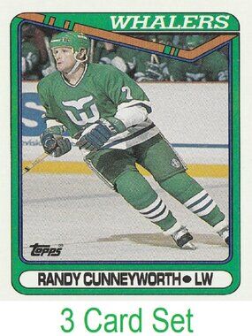 Randy Cunneyworth Hockey Card Collection